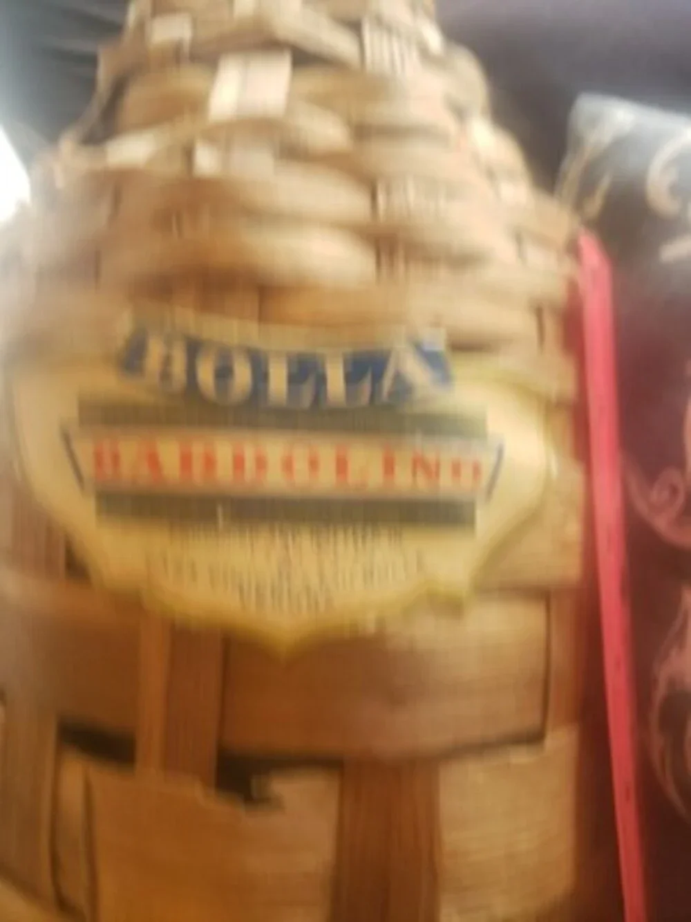 1964 BOLLA  BARDOLINO  1 GALLON  BOTTLE 17'' TALL  5 LBS.